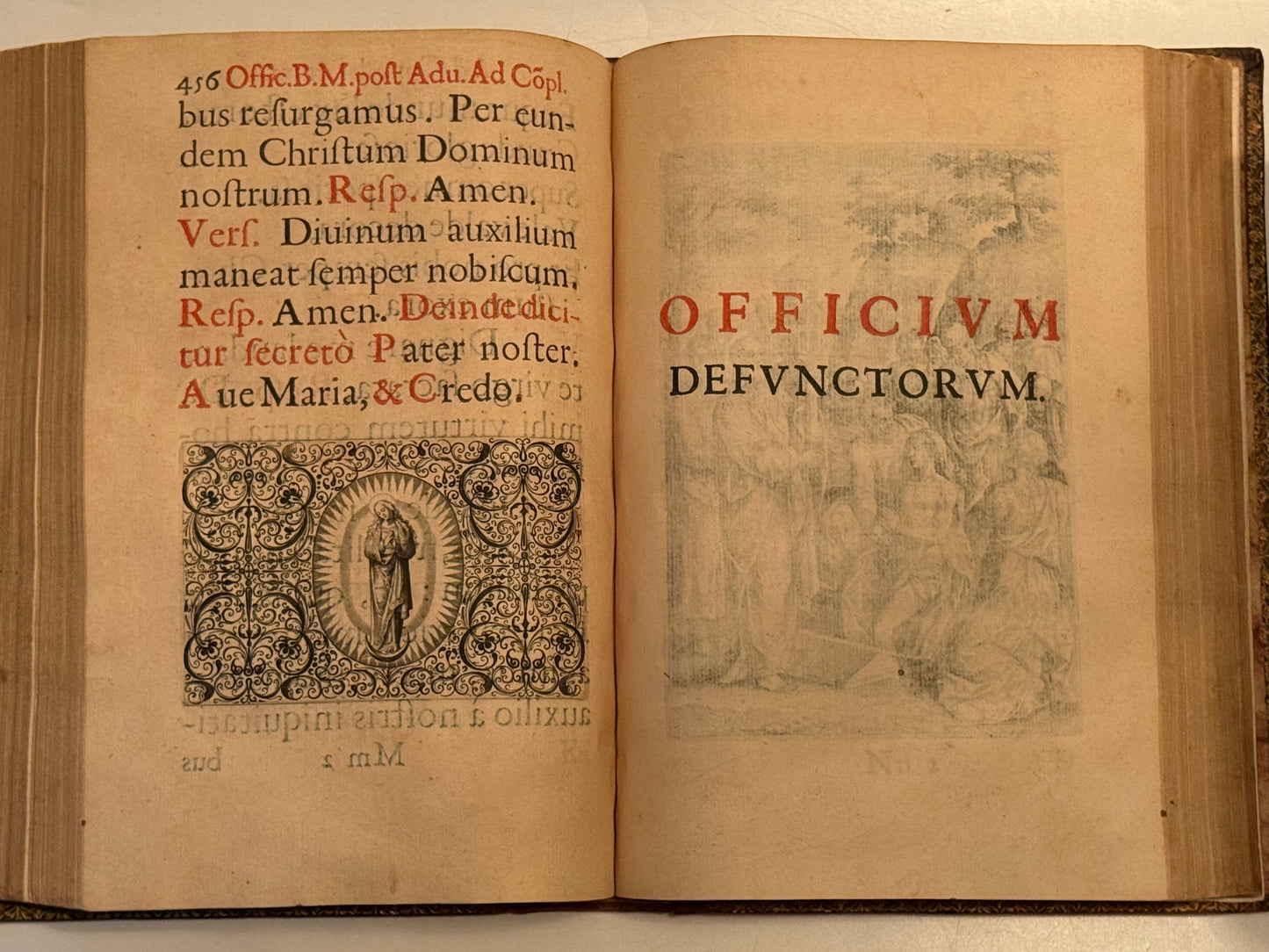 Royal Plantin Book of Hours 1600 First Edition in an English Binding