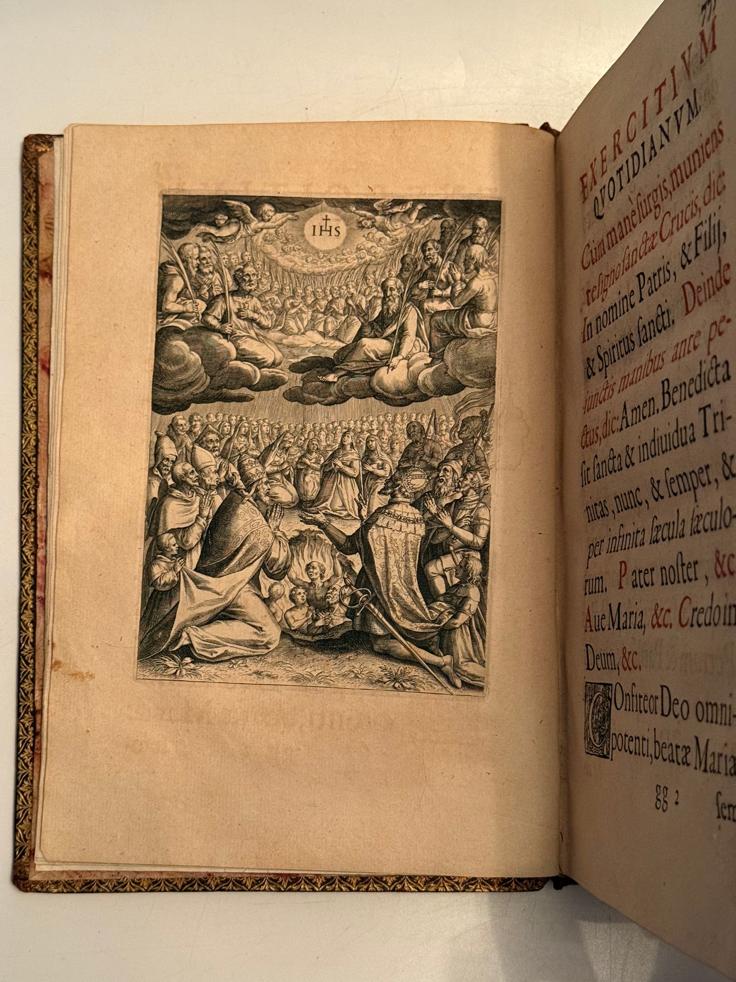 Royal Plantin Book of Hours 1600 First Edition in an English Binding