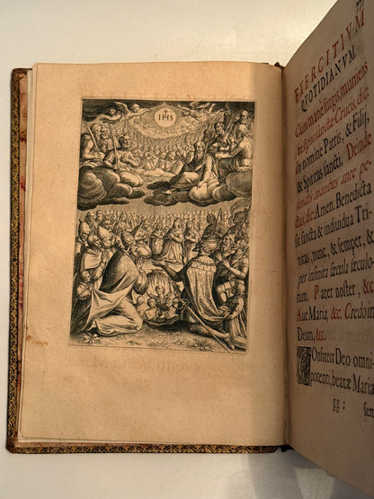 Royal Plantin Book of Hours 1600 First Edition in an English Binding