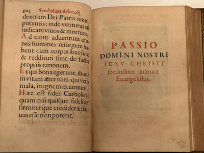 Royal Plantin Book of Hours 1600 First Edition in an English Binding