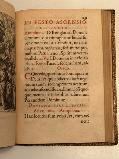 Royal Plantin Book of Hours 1600 First Edition in an English Binding