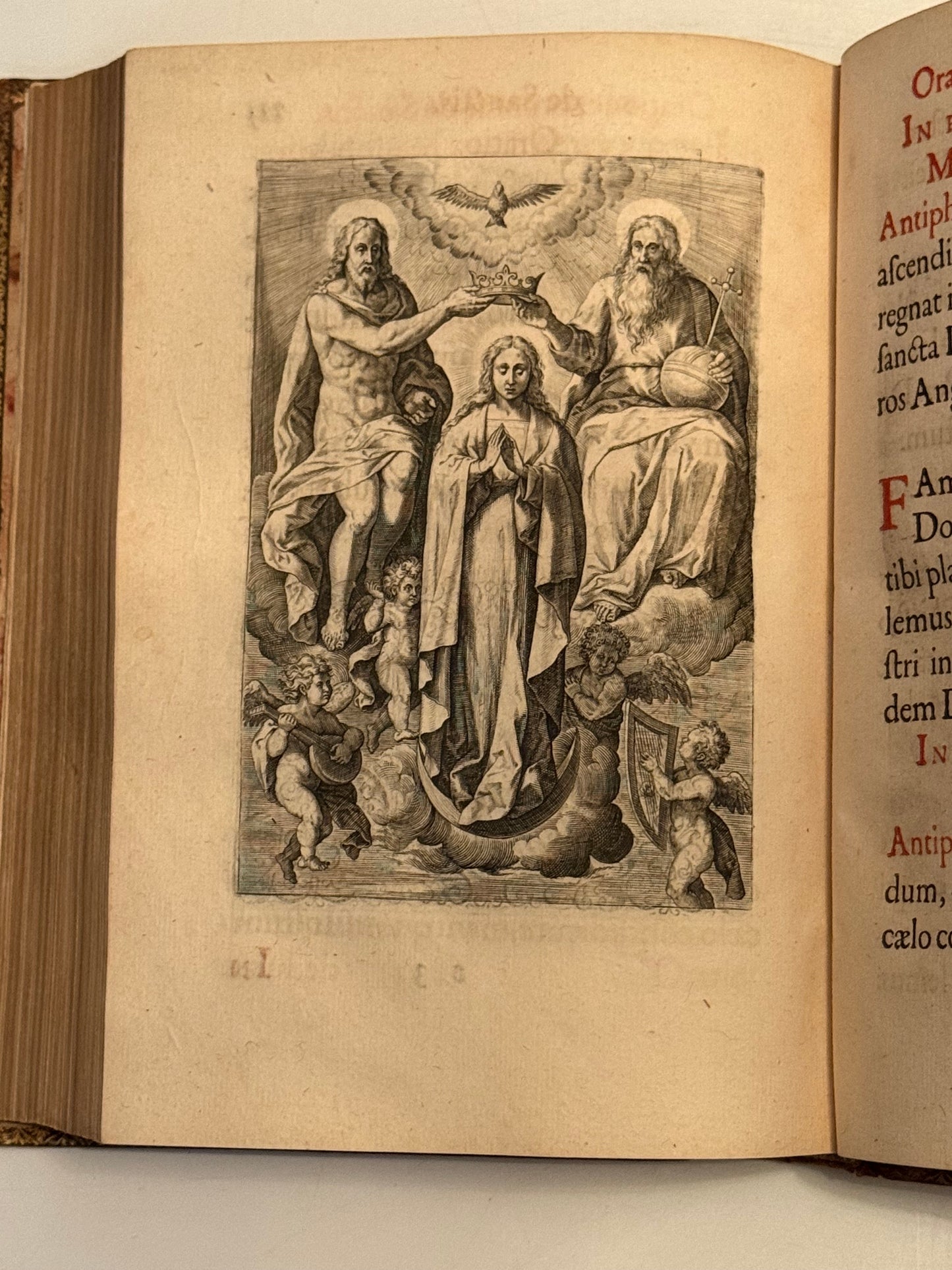 Royal Plantin Book of Hours 1600 First Edition in an English Binding