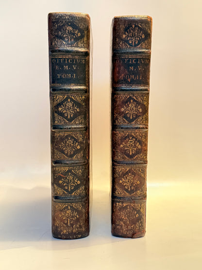 Royal Plantin Book of Hours 1600 First Edition in an English Binding
