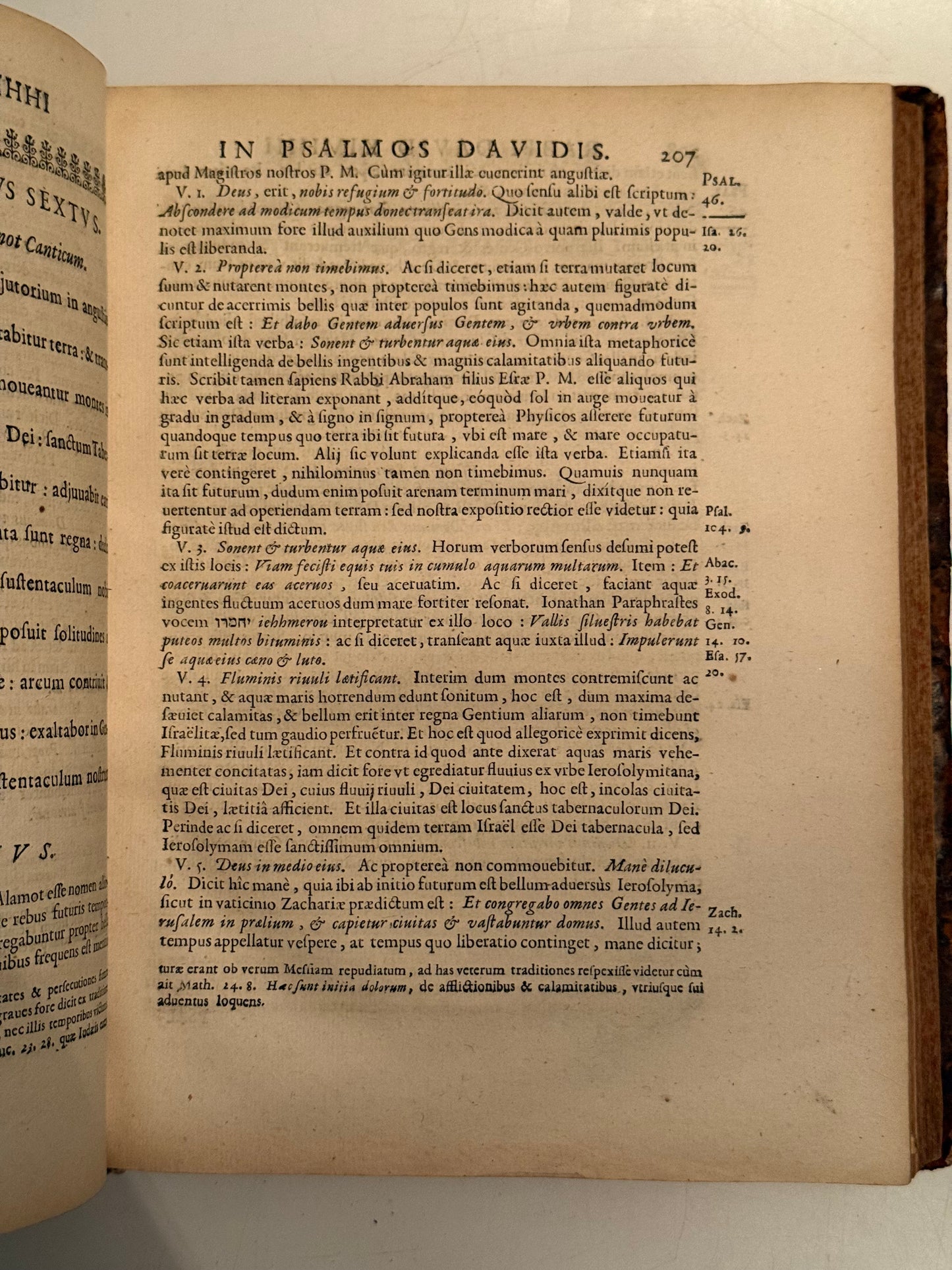 Rabbi David Kimhi's Commentary on the Psalms 1666 Maurist Provenance