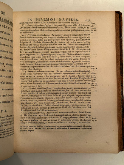 Rabbi David Kimhi's Commentary on the Psalms 1666 Maurist Provenance