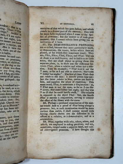 A Grammar of the English Language 1819 William Cobbett