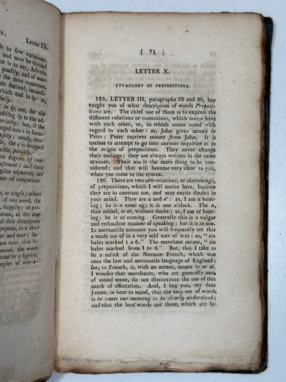 A Grammar of the English Language 1819 William Cobbett