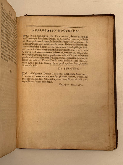 Philippe Codurc on Job 1651 First Edition