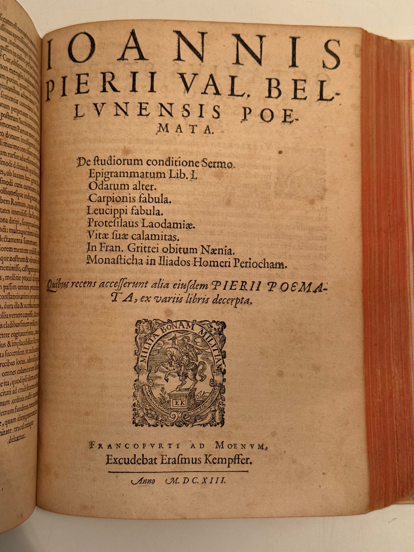 Valeriano's Hieroglyphica 1614
