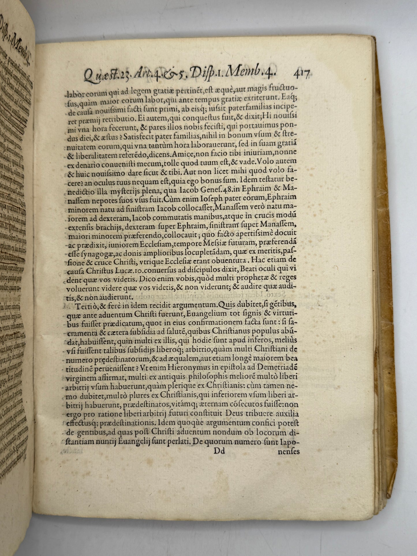 Luis de Molina's Concordia 1588 First Edition