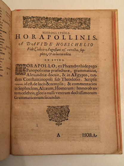 Valeriano's Hieroglyphica 1614