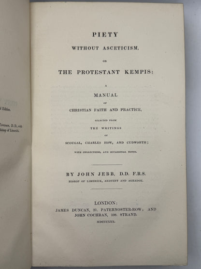 Piety Without Asceticism by John Jebb 1830