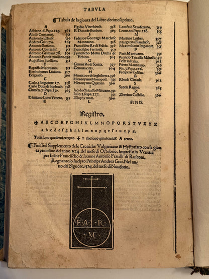 Foresti's Chronicle 1524