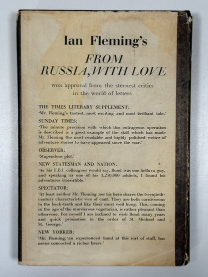 Dr No by Ian Fleming 1958 First Edition First Impression