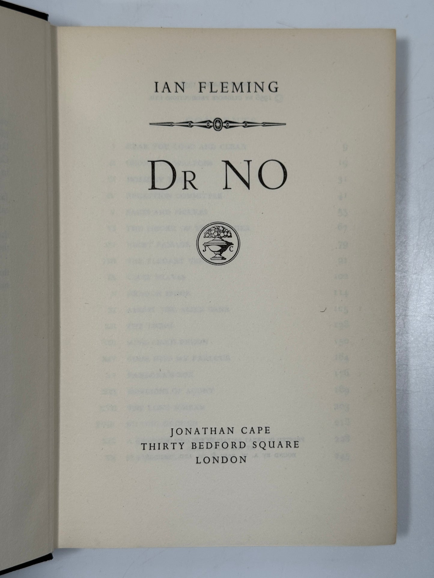 Dr No by Ian Fleming 1958 First Edition First Impression