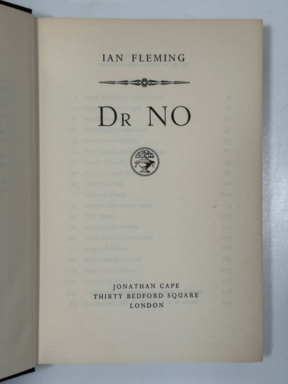 Dr No by Ian Fleming 1958 First Edition First Impression