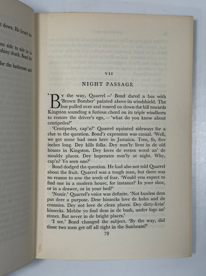 Dr No by Ian Fleming 1958 First Edition First Impression