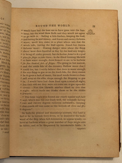 Captain Cook's First Voyage 1773