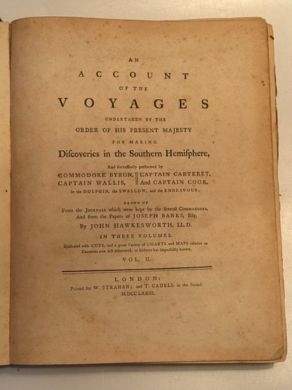 Captain Cook's First Voyage 1773