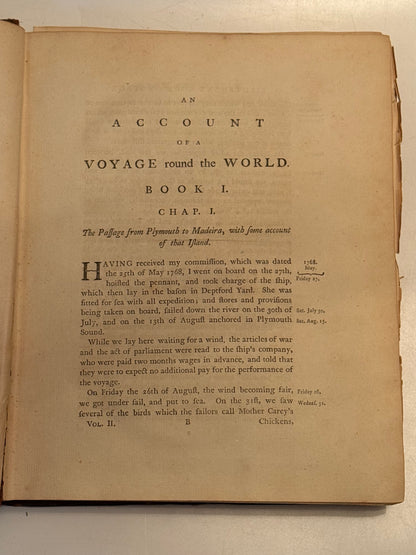 Captain Cook's First Voyage 1773