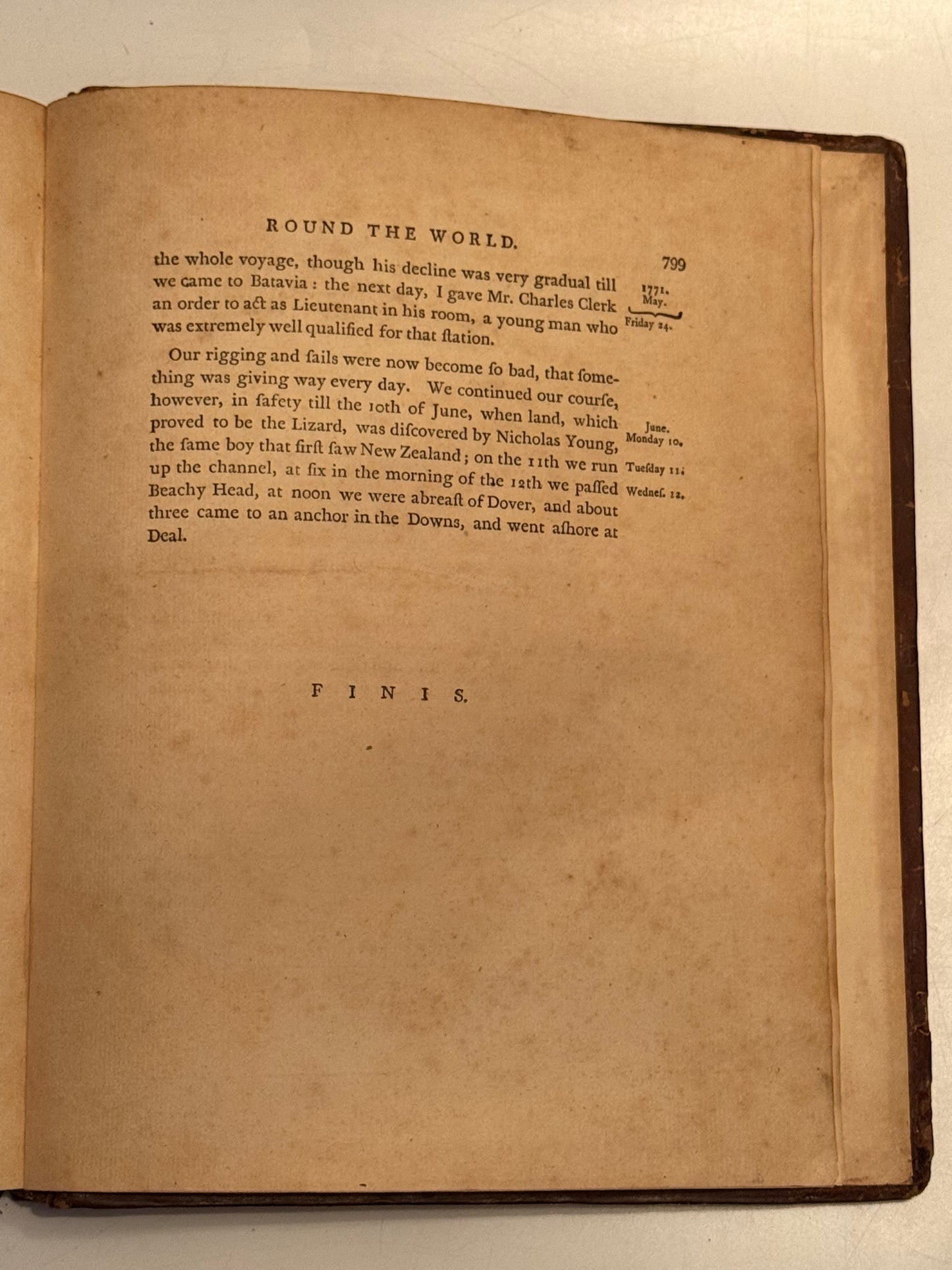 Captain Cook's First Voyage 1773