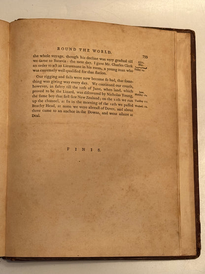 Captain Cook's First Voyage 1773