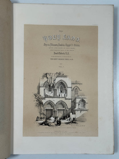 The Holy Land by David Roberts 1855 First 4to Edition