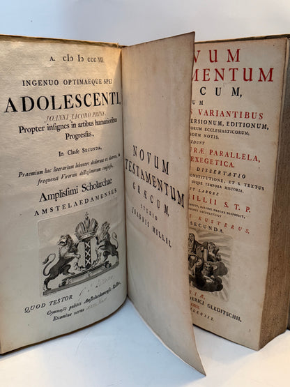 A Magnificent New Testament in Original Greek 1723