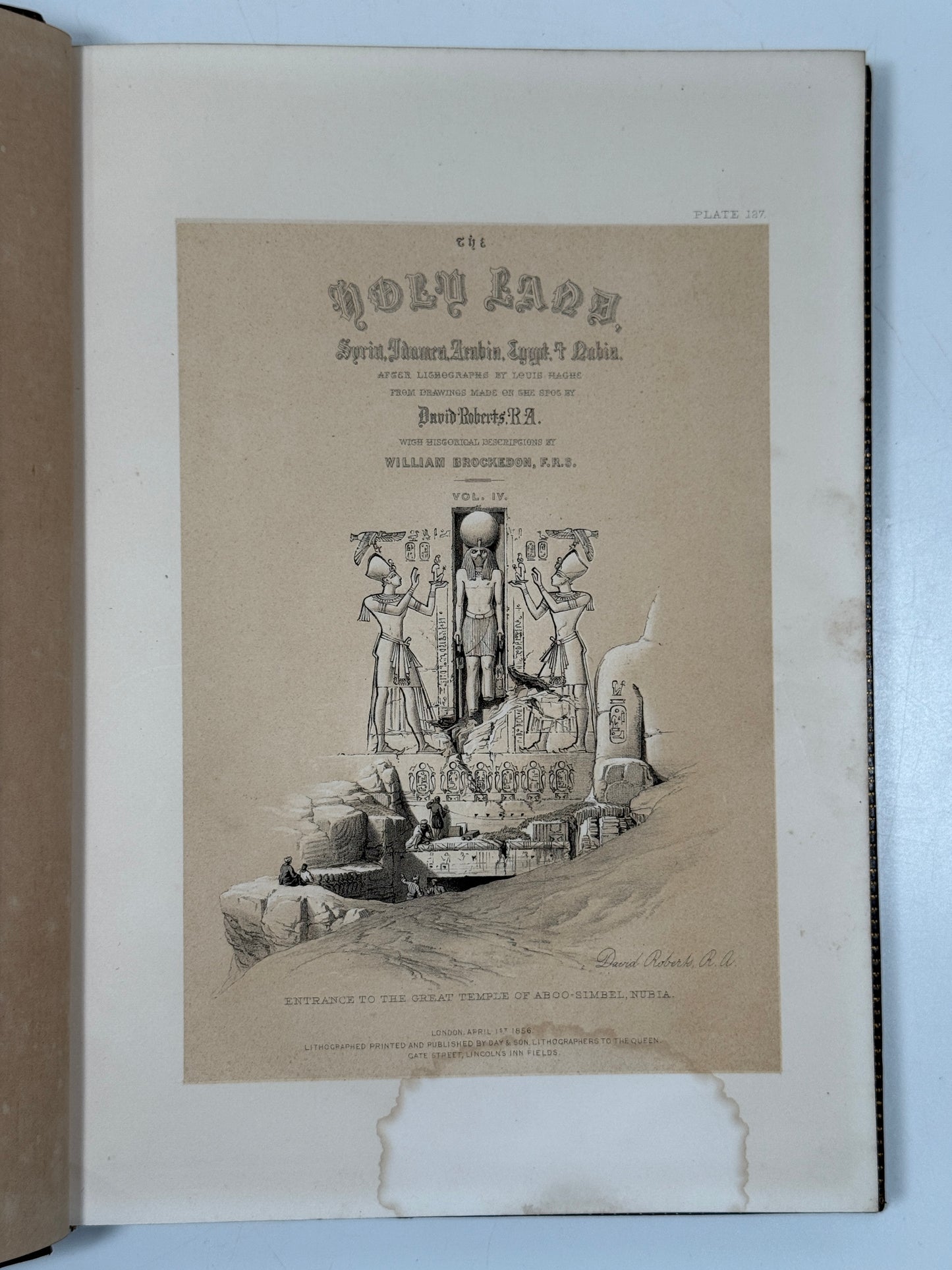 The Holy Land by David Roberts 1855 First 4to Edition