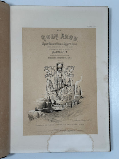 The Holy Land by David Roberts 1855 First 4to Edition