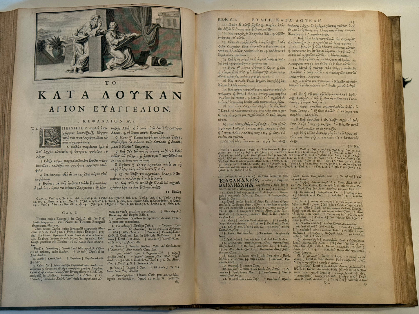 A Magnificent New Testament in Original Greek 1723