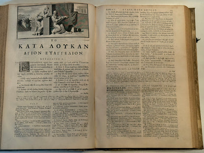 A Magnificent New Testament in Original Greek 1723
