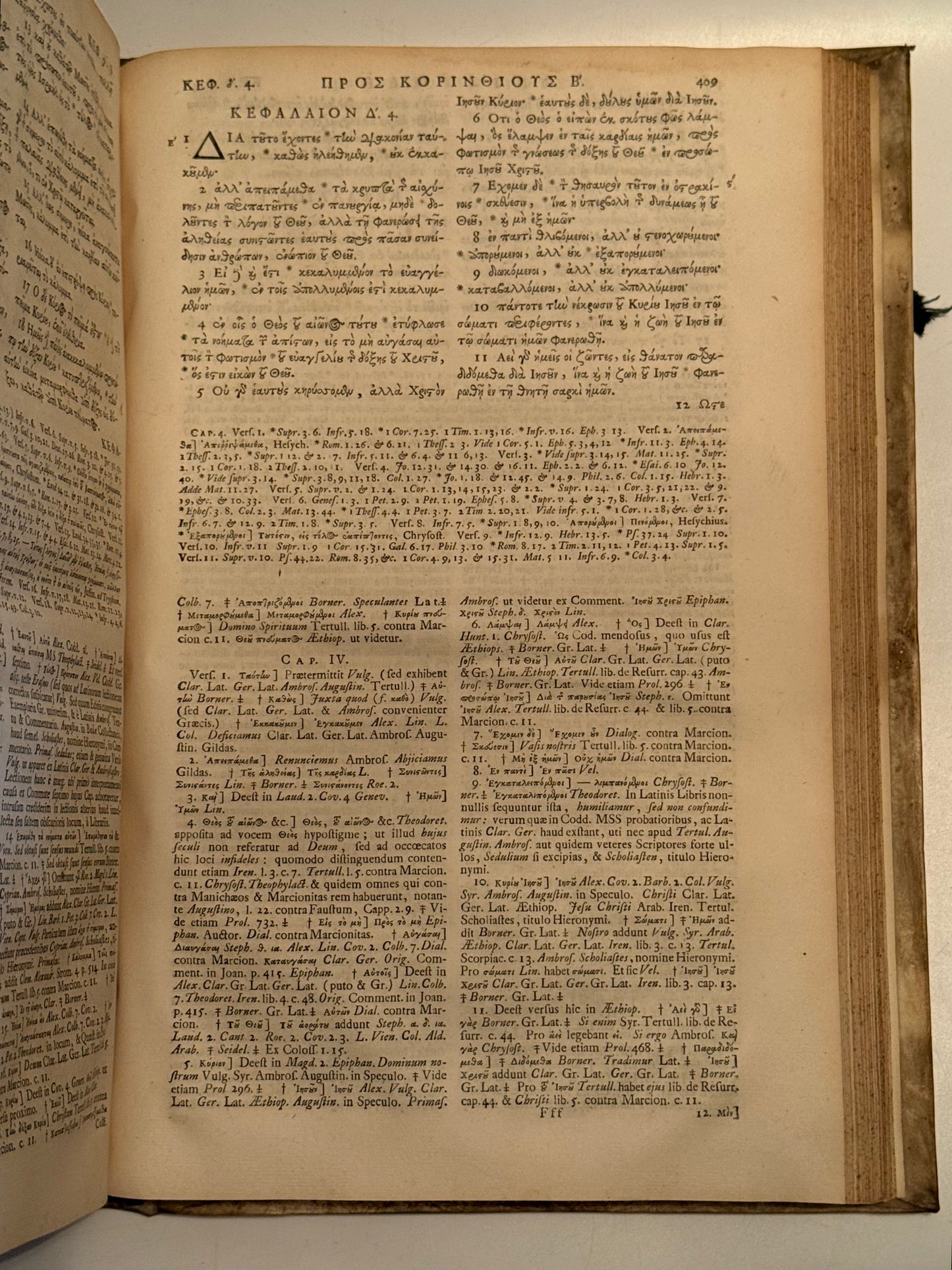 A Magnificent New Testament in Original Greek 1723