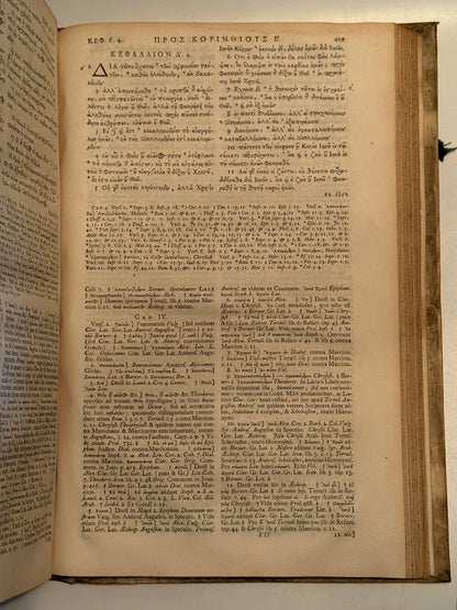 A Magnificent New Testament in Original Greek 1723