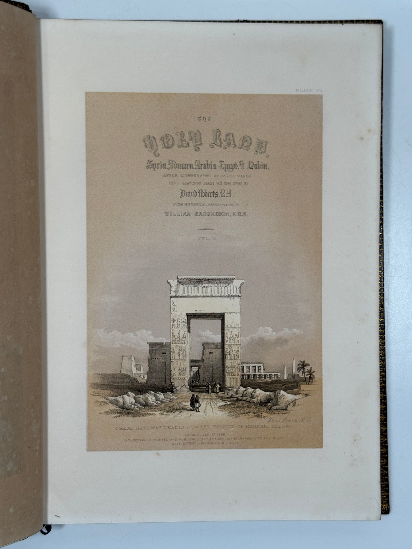 The Holy Land by David Roberts 1855 First 4to Edition