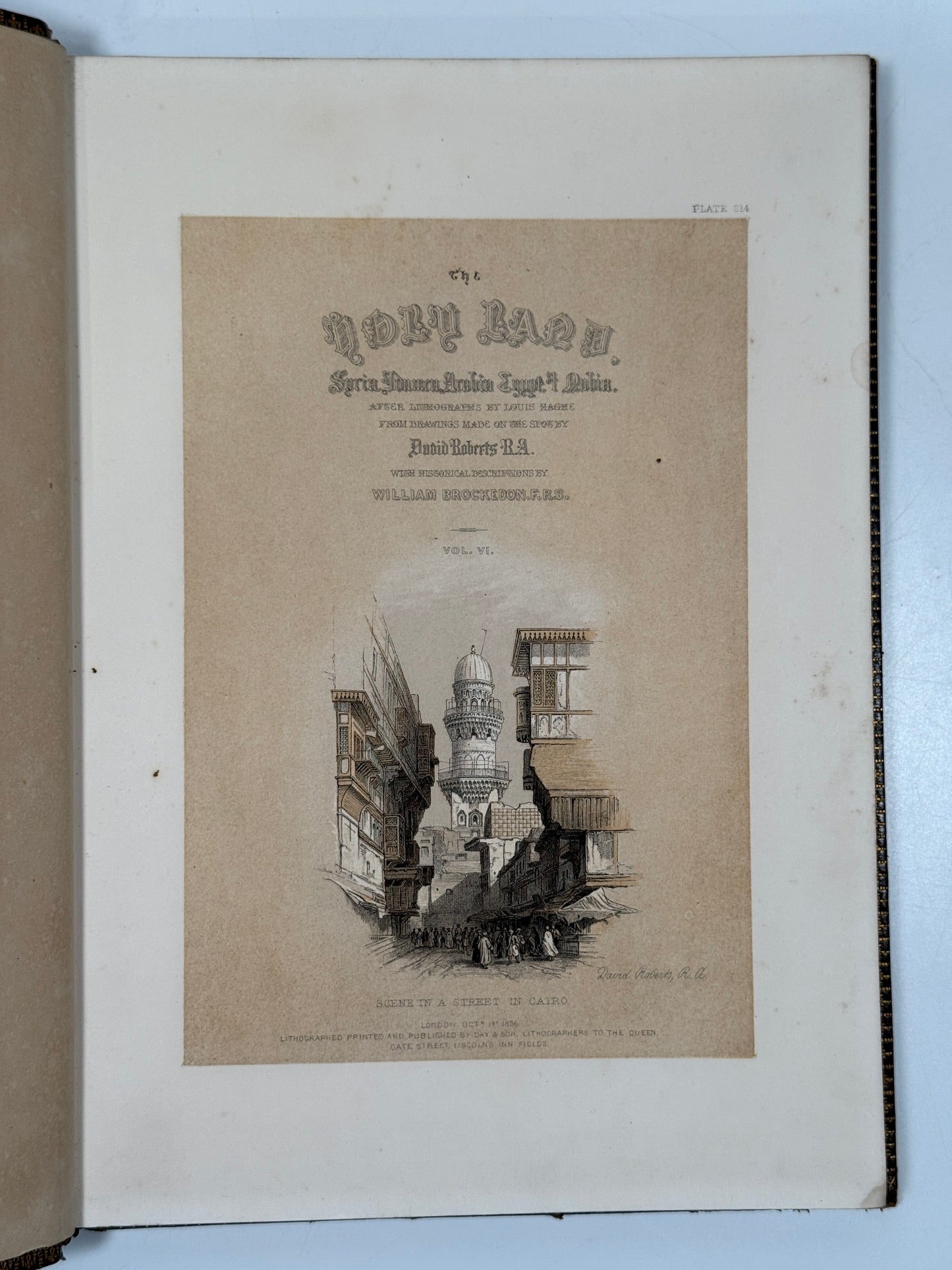 The Holy Land by David Roberts 1855 First 4to Edition