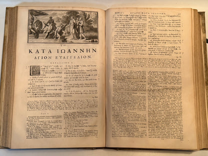 A Magnificent New Testament in Original Greek 1723