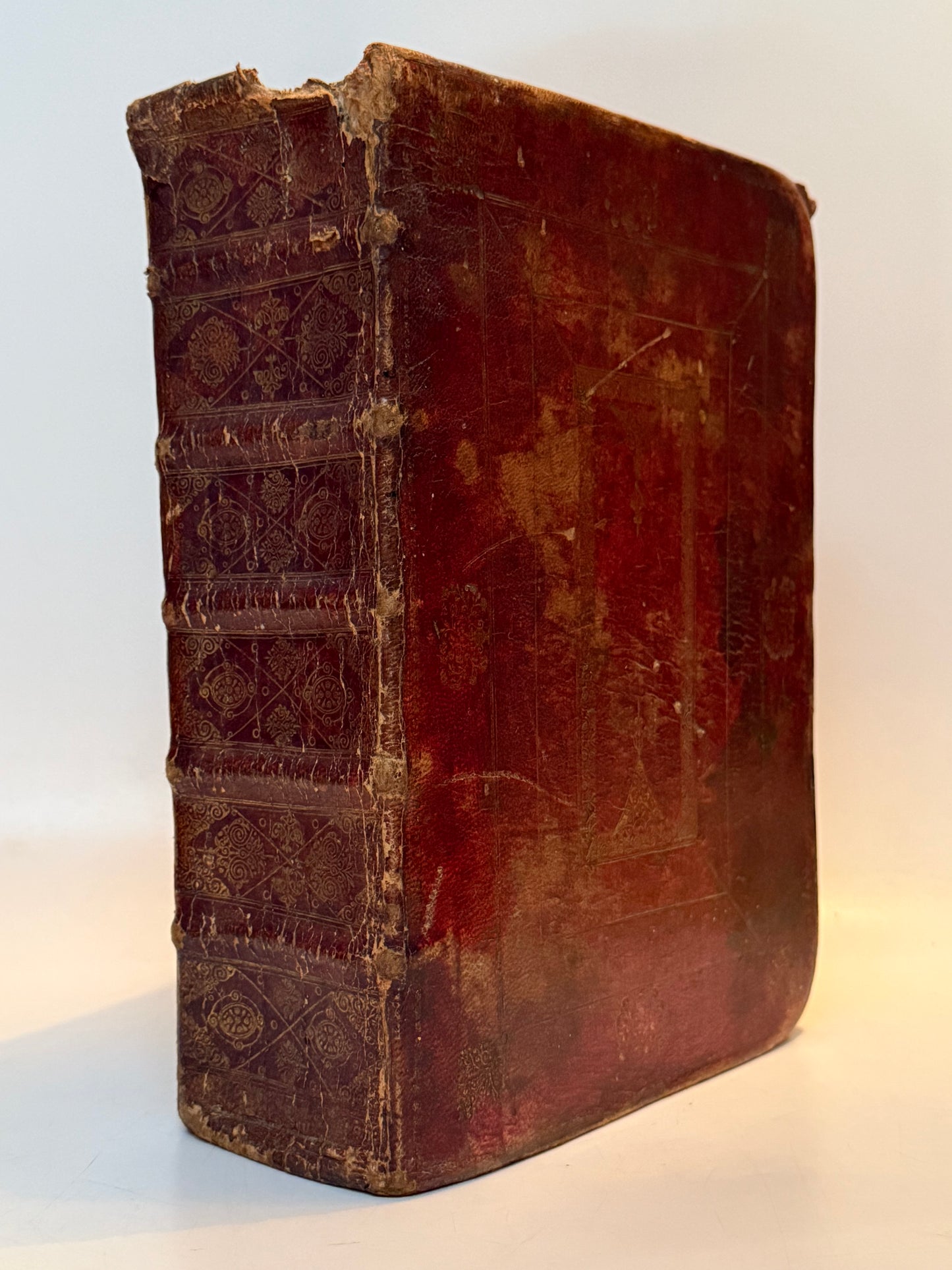 Antique King James Bible 1703 STUNNING FINE BINDING Antique Bible 1700s