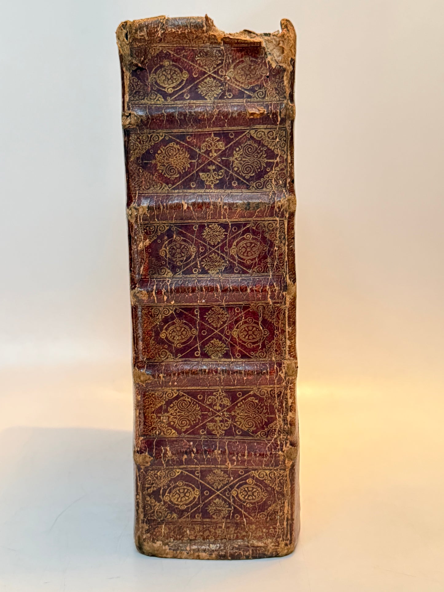 Antique King James Bible 1703 STUNNING FINE BINDING Antique Bible 1700s