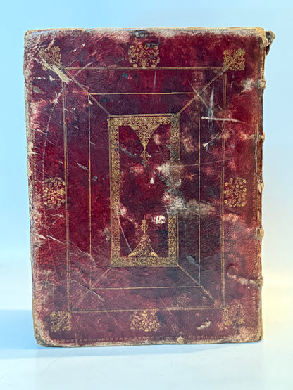 Antique King James Bible 1703 STUNNING FINE BINDING Antique Bible 1700s