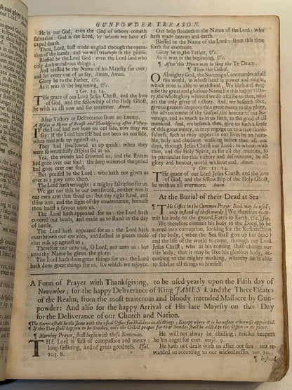 Antique King James Bible 1703 STUNNING FINE BINDING Antique Bible 1700s