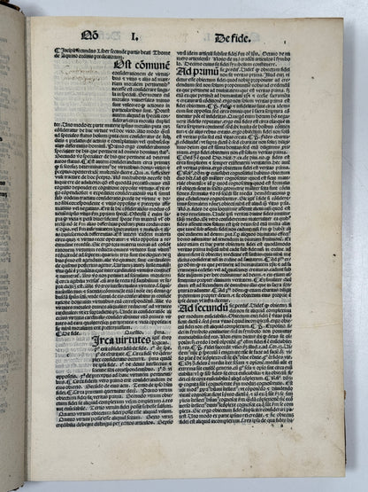 Summa Theologica by Thomas Aquinas 1496