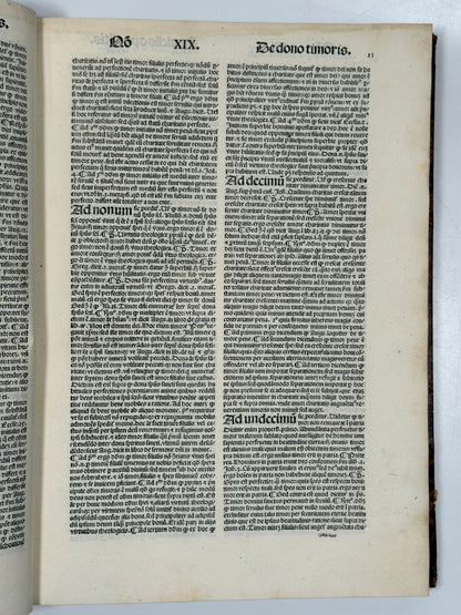 Summa Theologica by Thomas Aquinas 1496