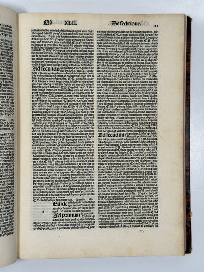 Summa Theologica by Thomas Aquinas 1496