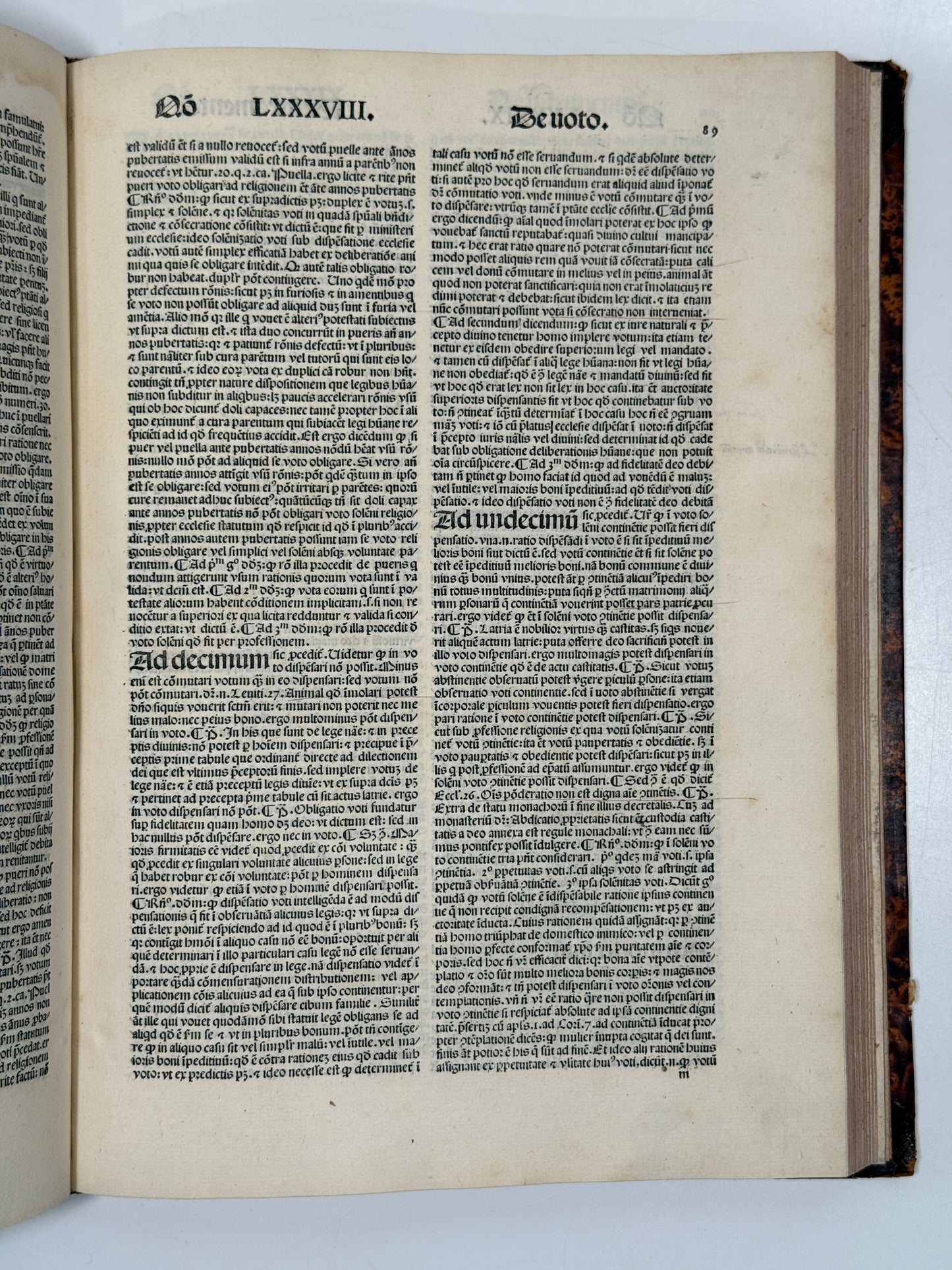 Summa Theologica by Thomas Aquinas 1496