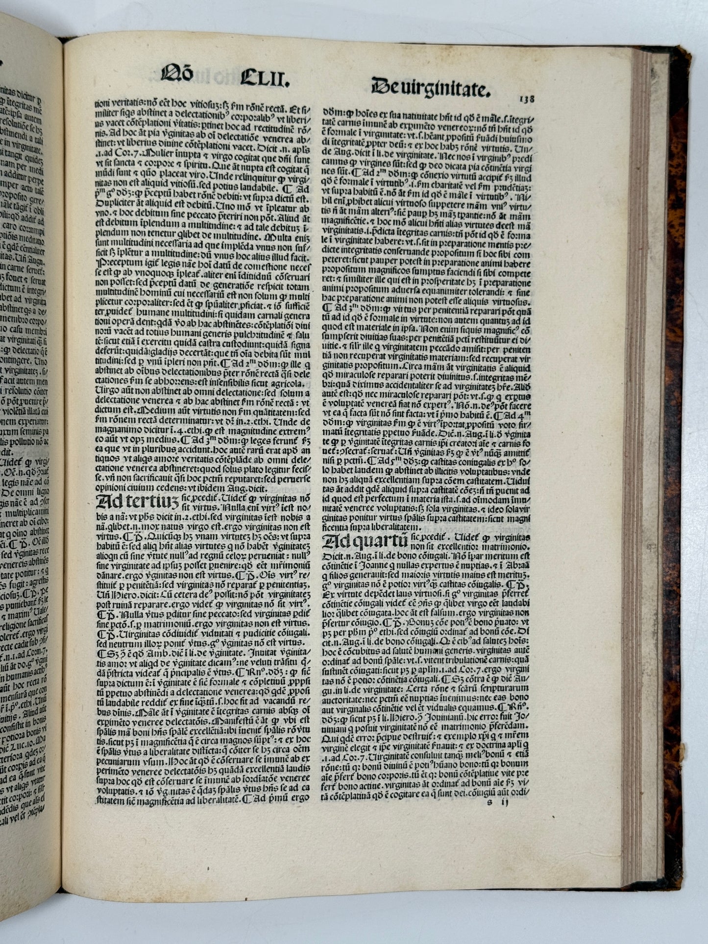 Summa Theologica by Thomas Aquinas 1496