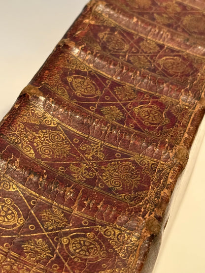 Antique King James Bible 1703 STUNNING FINE BINDING Antique Bible 1700s