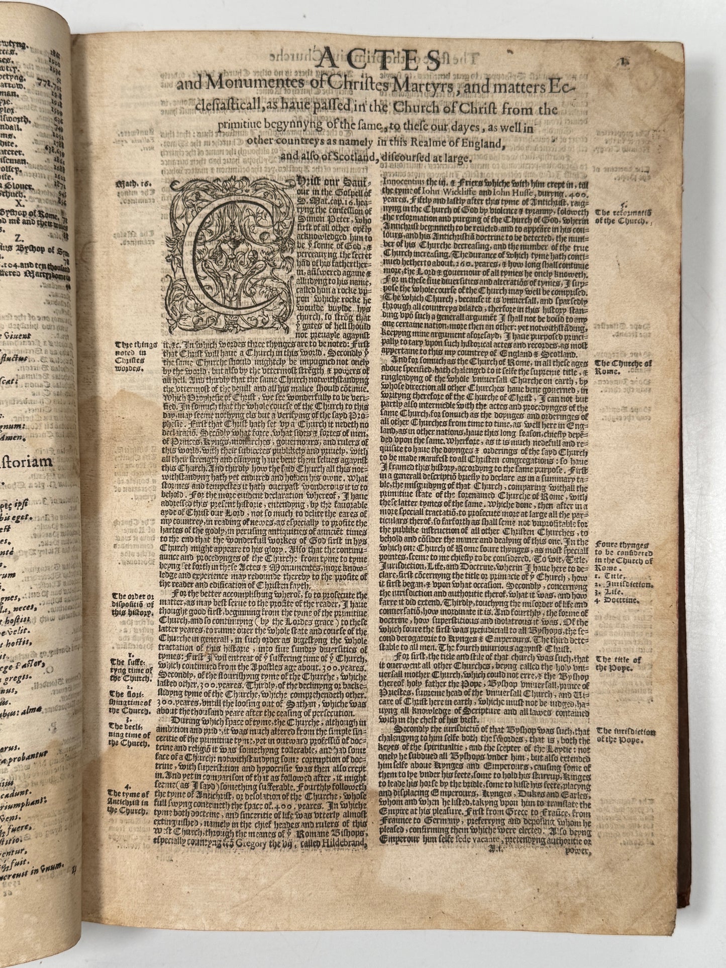 Foxe's Book of Martyrs 1576