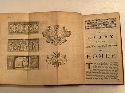 Homer's Iliad 1743 Illustrated Alexander Pope Edition