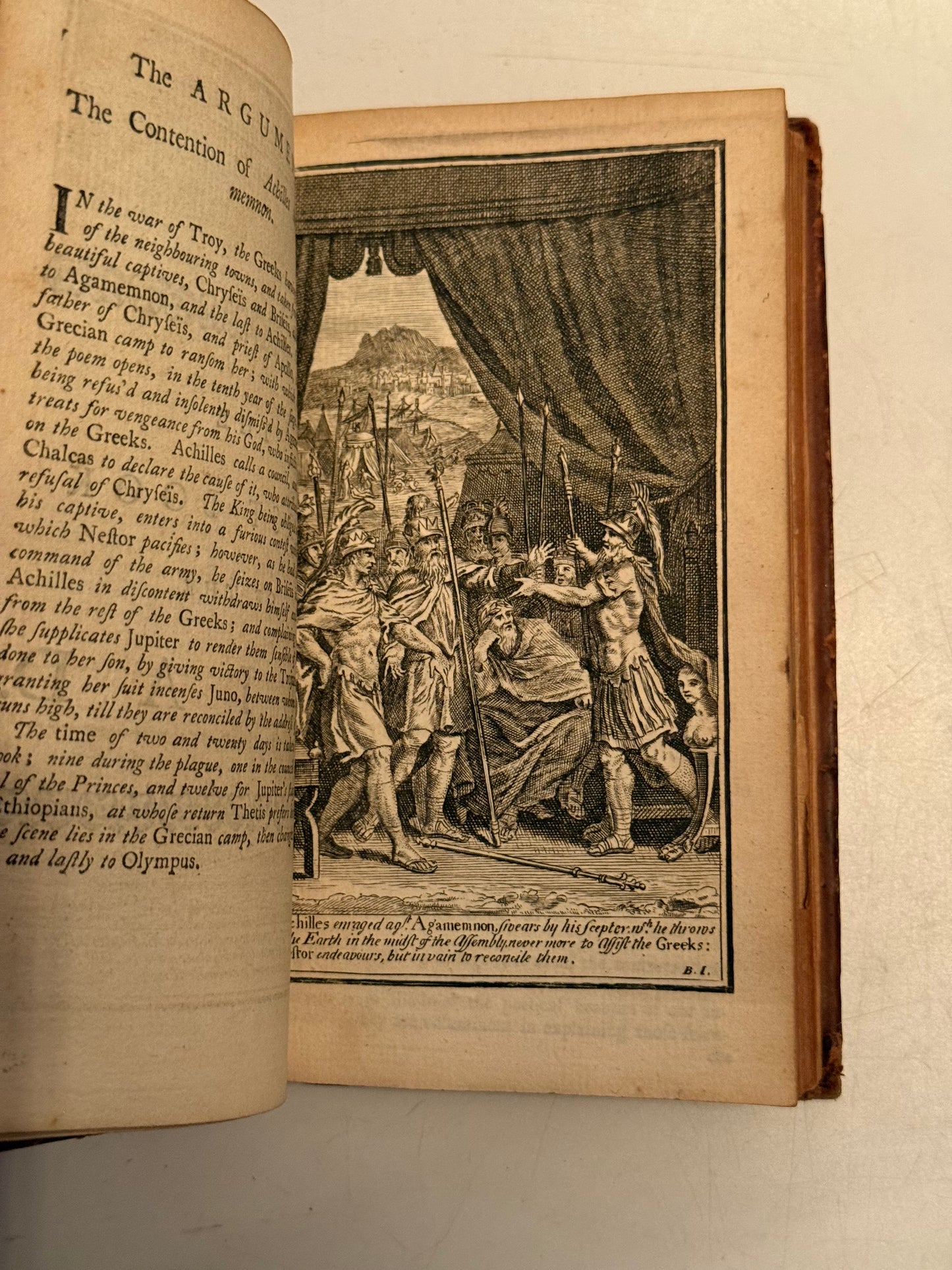 Homer's Iliad 1743 Illustrated Alexander Pope Edition